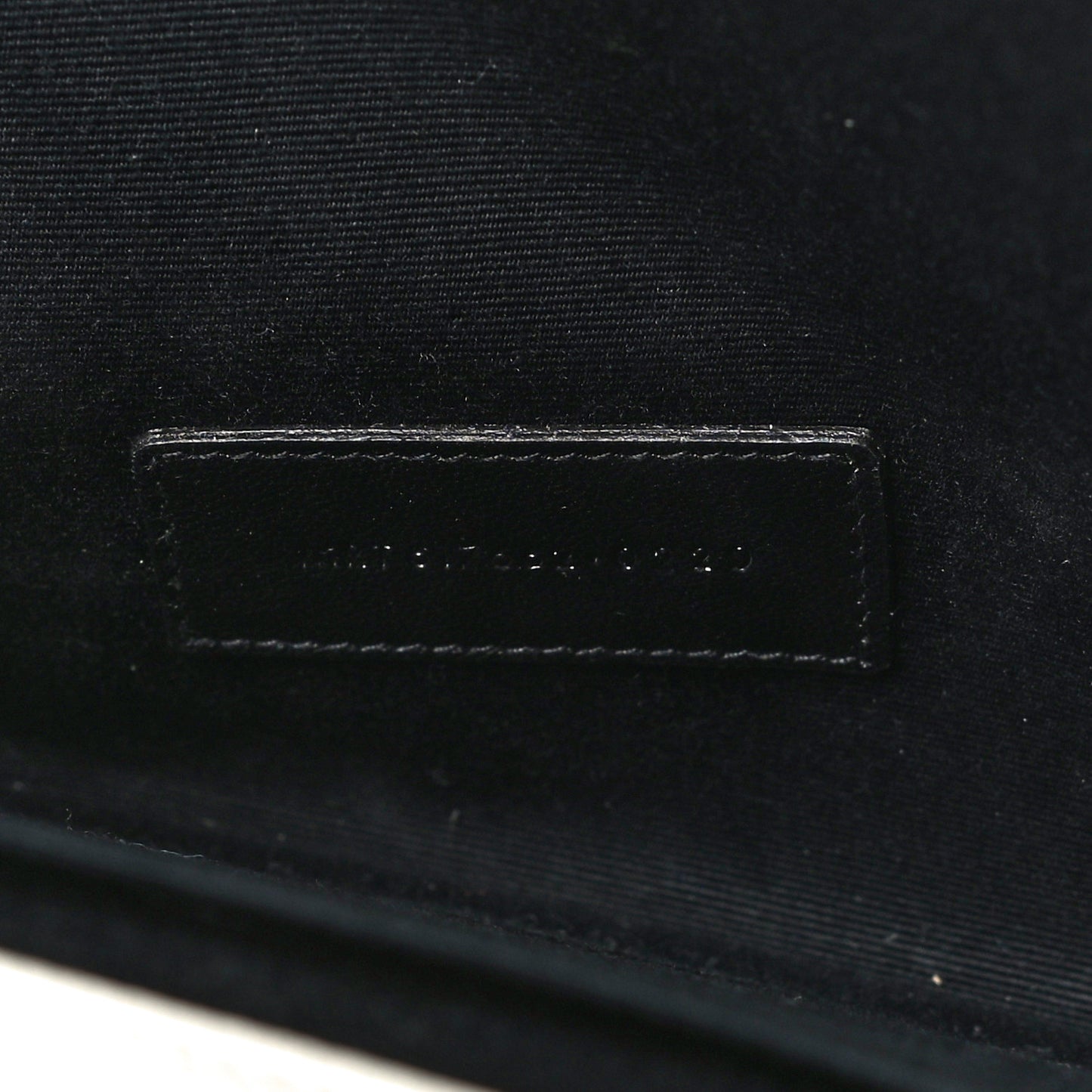 Grain De Poudre Matelasse Chevron Monogram Envelope Clutch Blanc Vintage