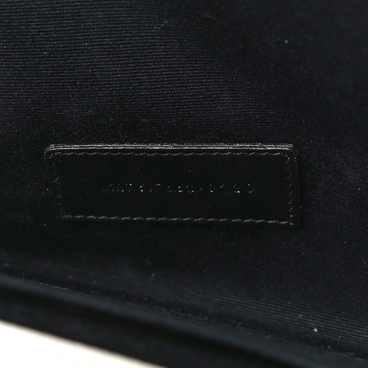 Saint Laurent Grain De Poudre Matelasse Chevron Monogram Envelope Clutch Blanc Vintage 7 of 12