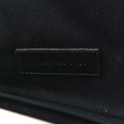 Saint Laurent Grain De Poudre Matelasse Chevron Monogram Envelope Clutch Blanc Vintage 7 of 12