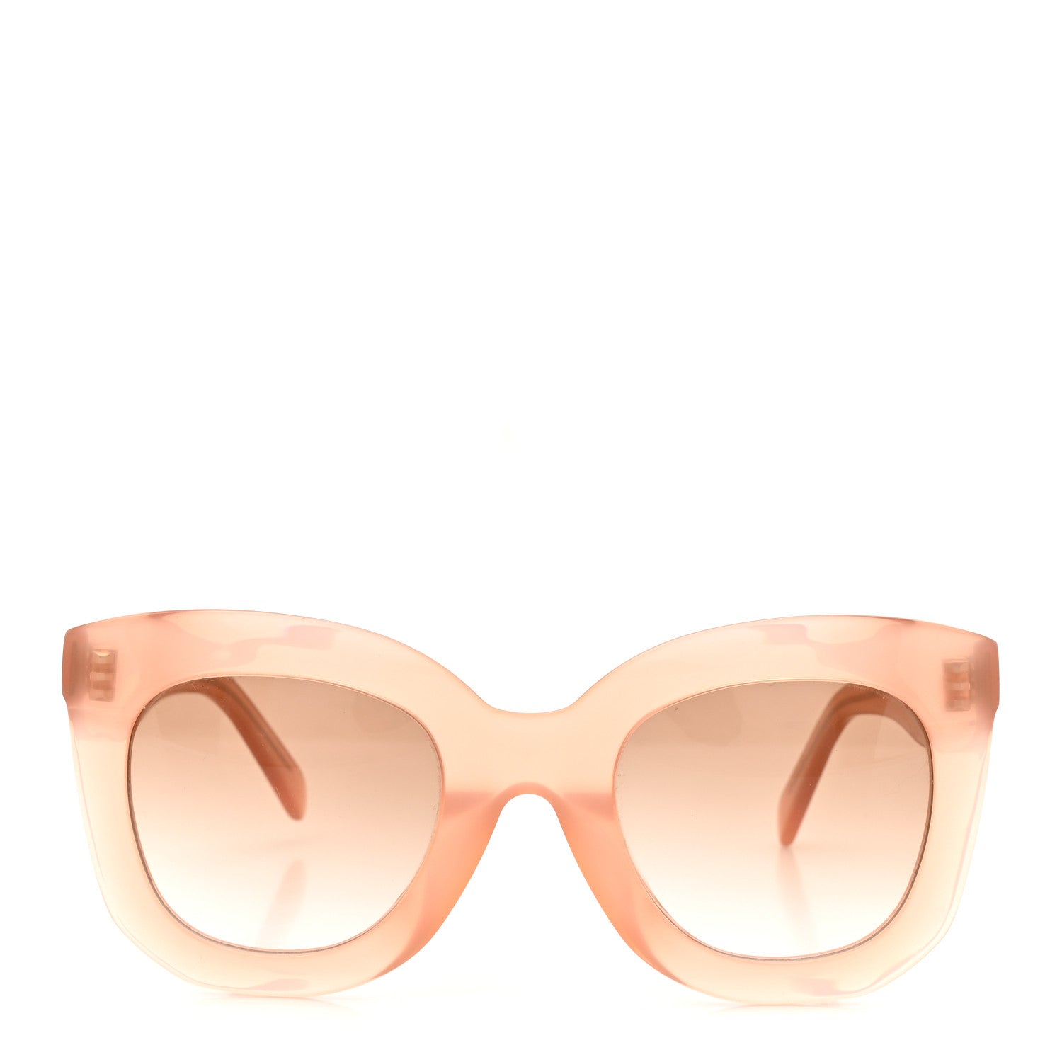 Celine Oversized Round Sunglasses CL4005FN Peach 2 of 7