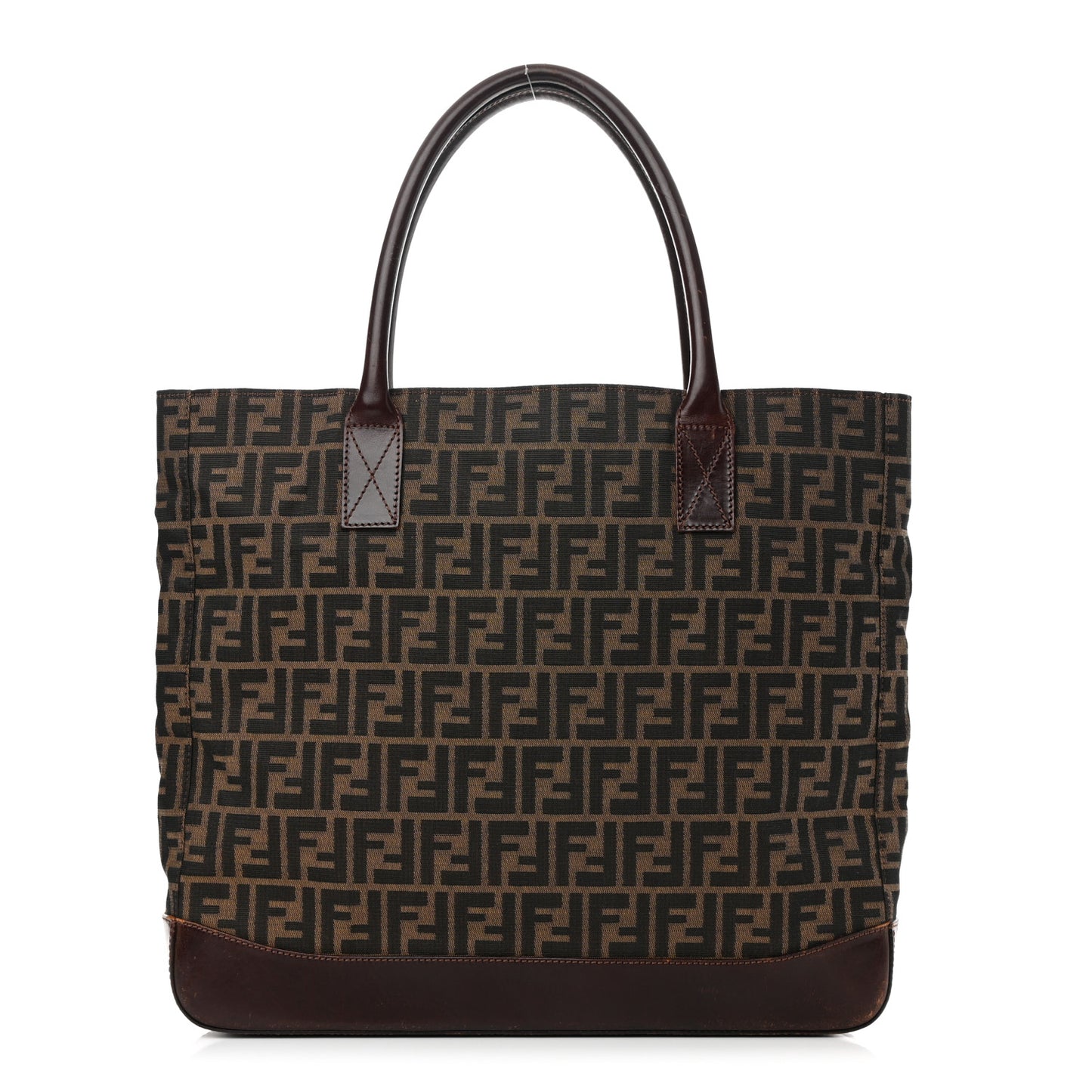 Zucca Calfskin Shopping Tote Tobacco