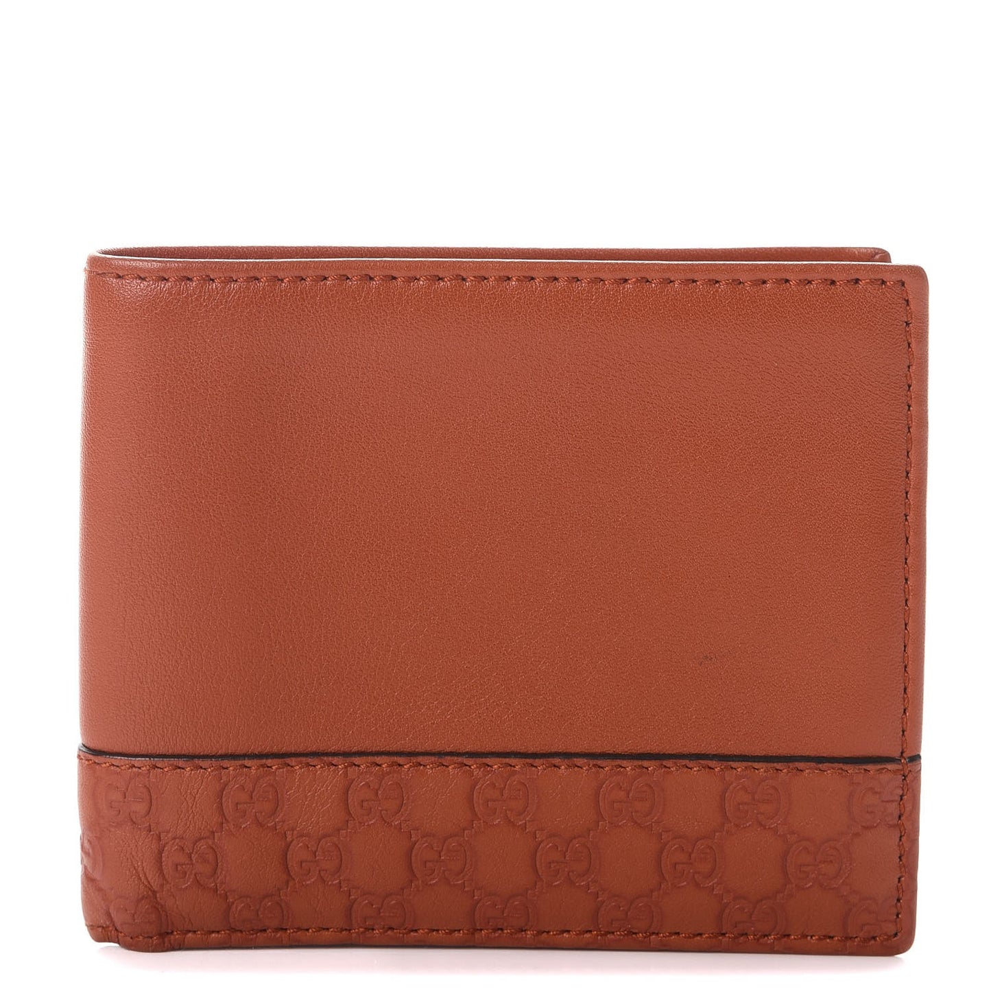 Calfskin Microguccissima Bi-Fold Wallet Brick