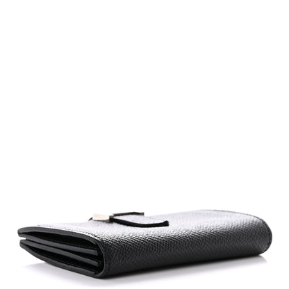 Hermes Epsom Bearn Card Holder Wallet Black 4 of 8