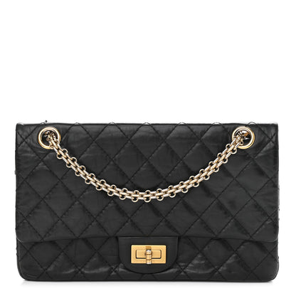 Chanel Aged Calfskin Quilted 2.55 Reissue 225 Flap Black 1 of 12
