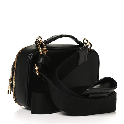 Louis Vuitton Calfskin Monogram Embossed Utility Crossbody Black 4 of 12