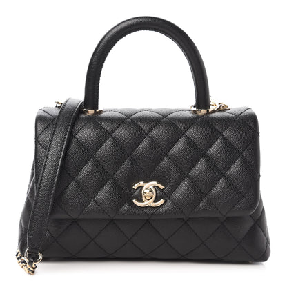 Chanel Caviar Quilted Mini Coco Handle Flap Black 1 of 10