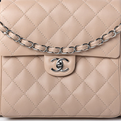 Chanel Lambskin Quilted CC Accordion Shopping Bag Beige 10 of 11