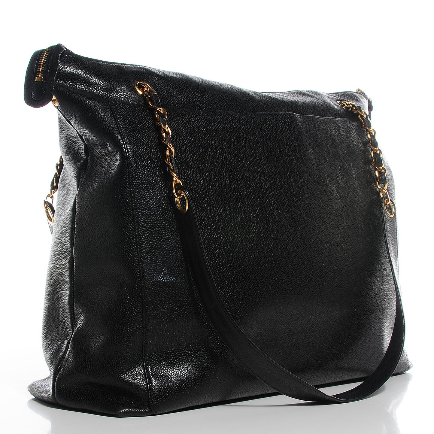 Caviar Large Shopper Tote Black