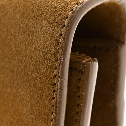 Saint Laurent Suede Fringe Small Monogram Satchel Light Ocre 11 of 12