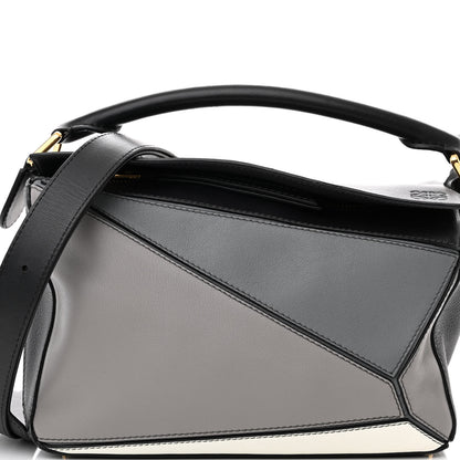 Loewe Calfskin Small Puzzle Bag Grey Multitone 7 of 10