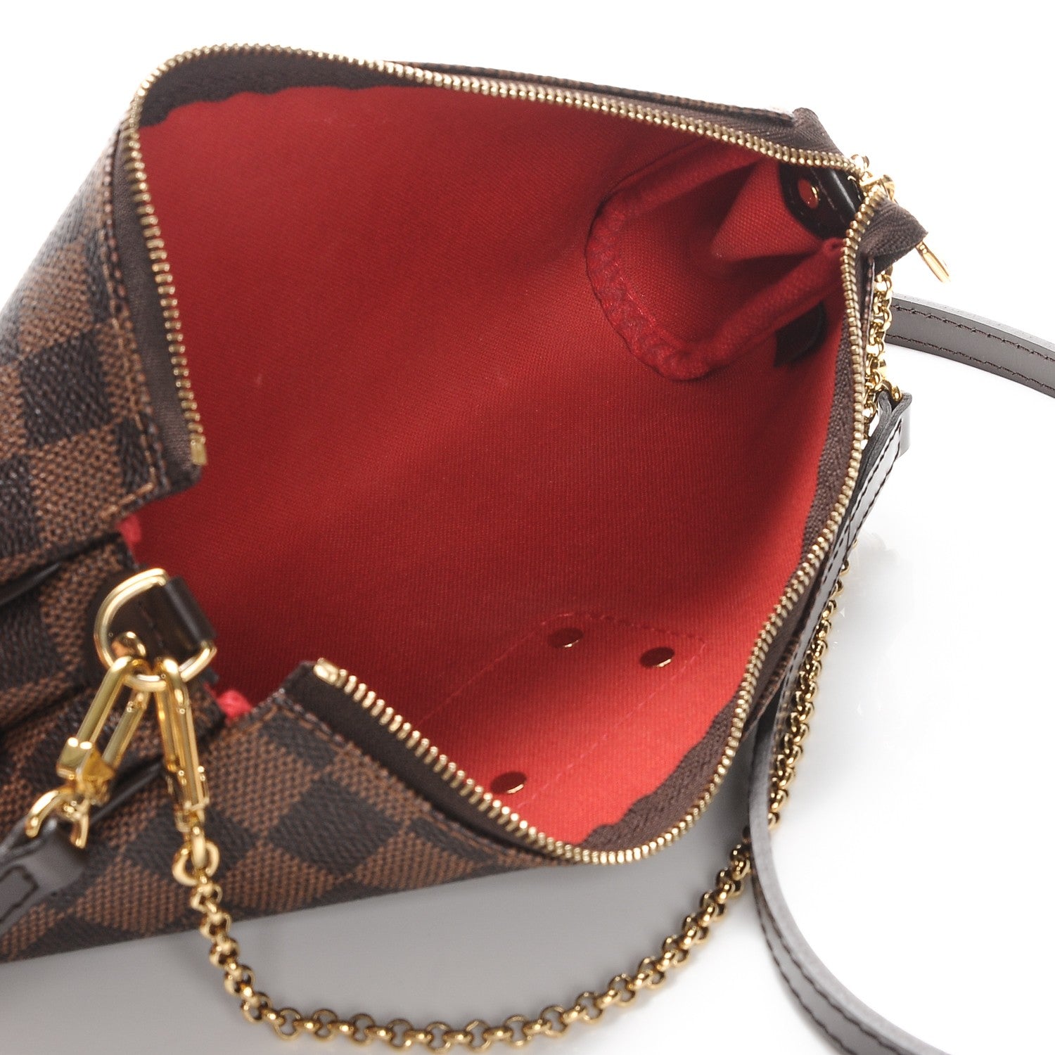 Louis Vuitton Damier Ebene Eva Clutch 6 of 6