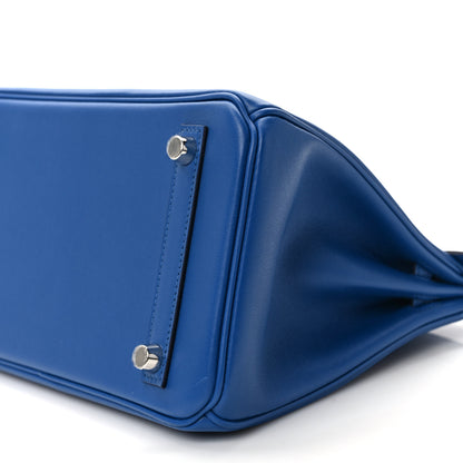 Hermes Swift Birkin 25 Bleu France 9 of 10