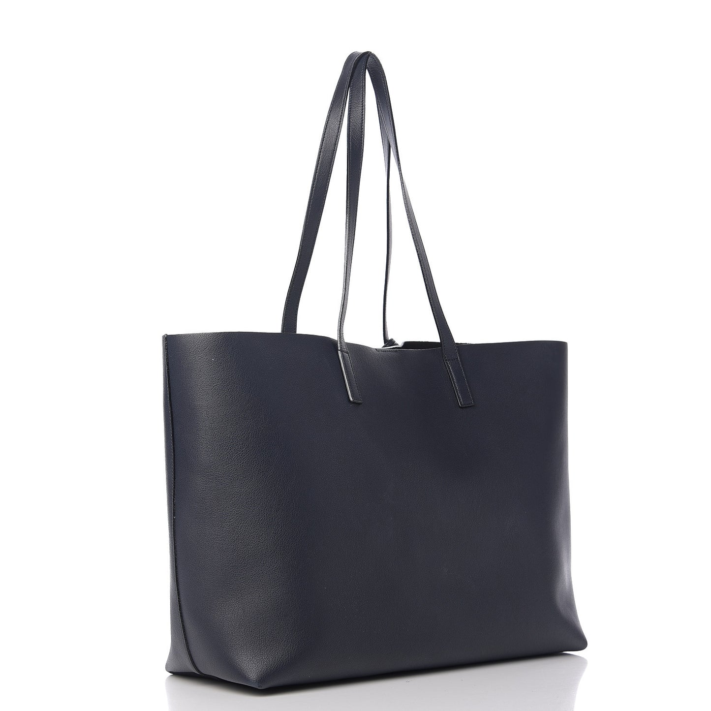 Calfskin Large Shopping Tote Deep Marine