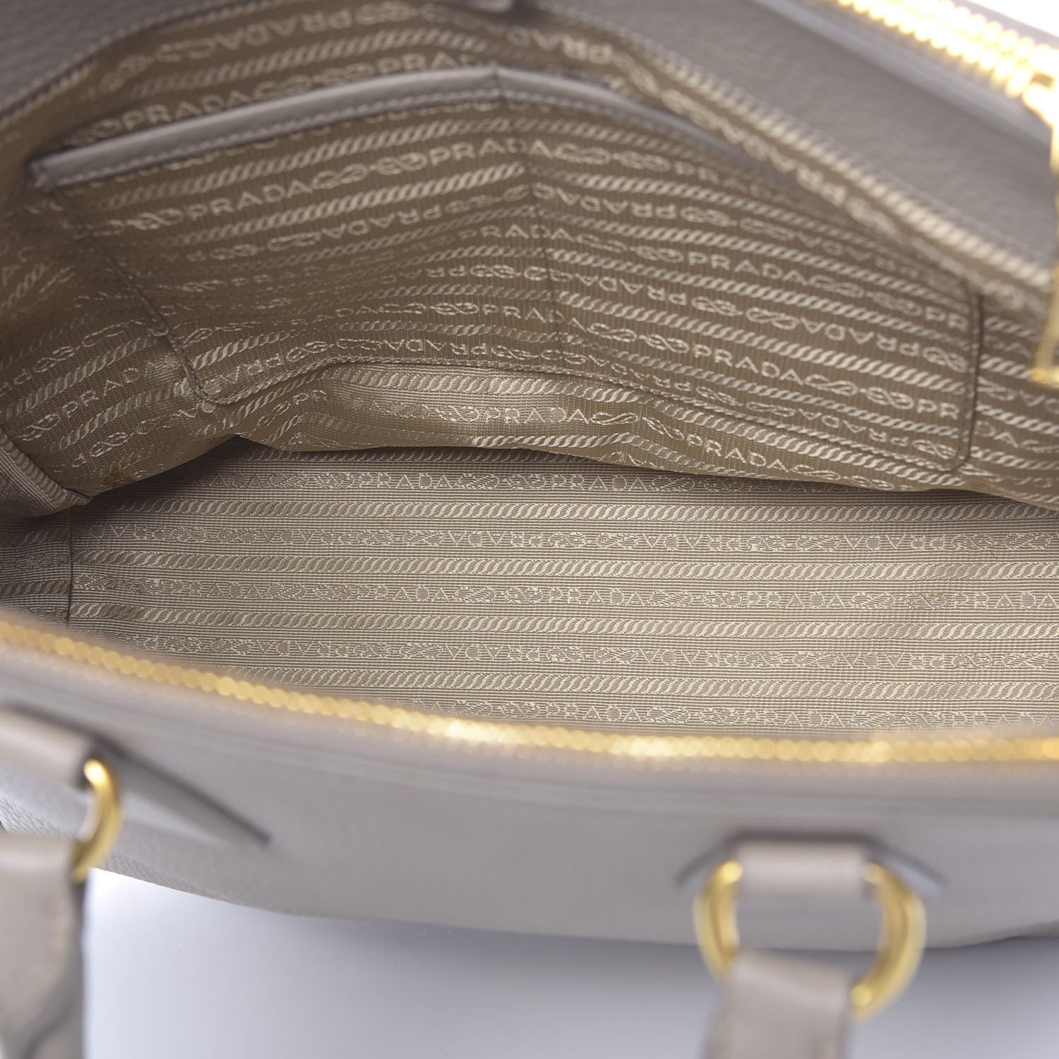 Prada Vitello Daino Tote Pomice 5 of 17