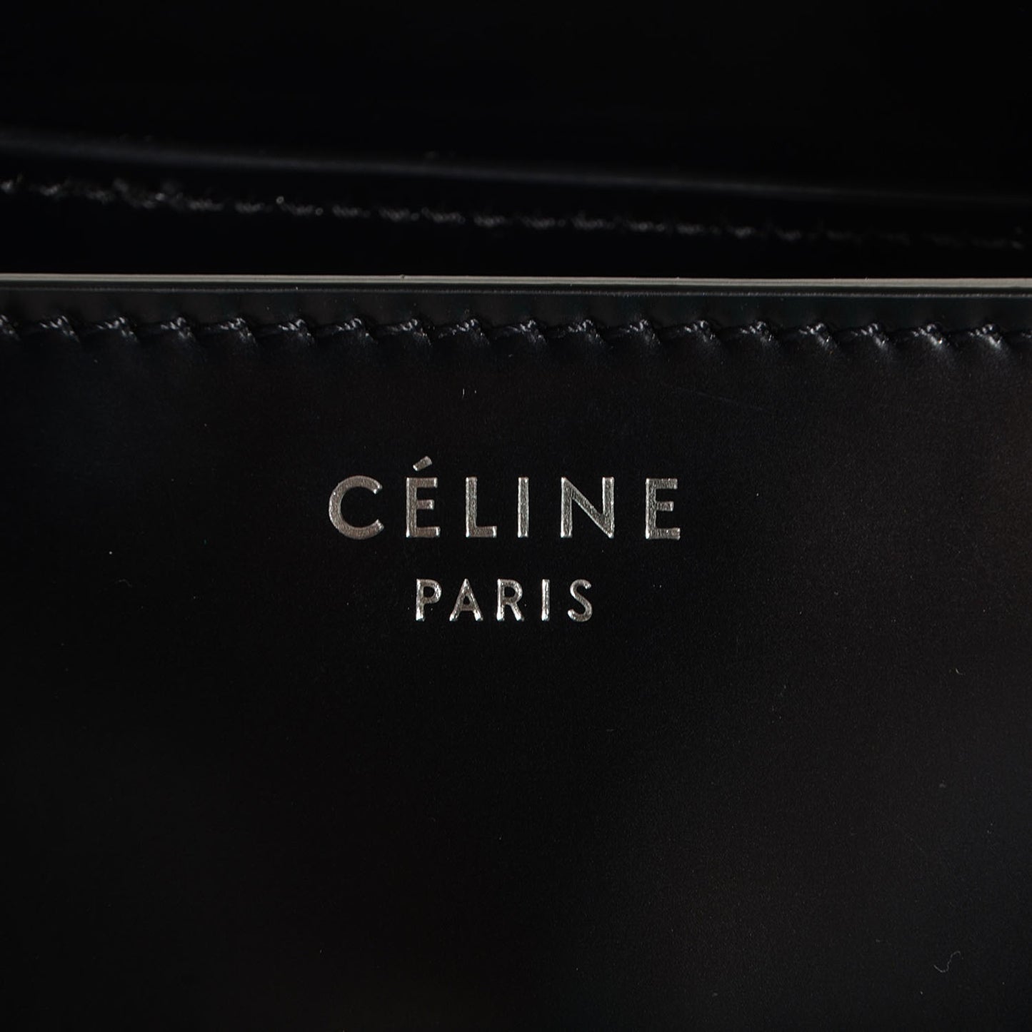 Spazzolato Calfskin Small Luggage Black