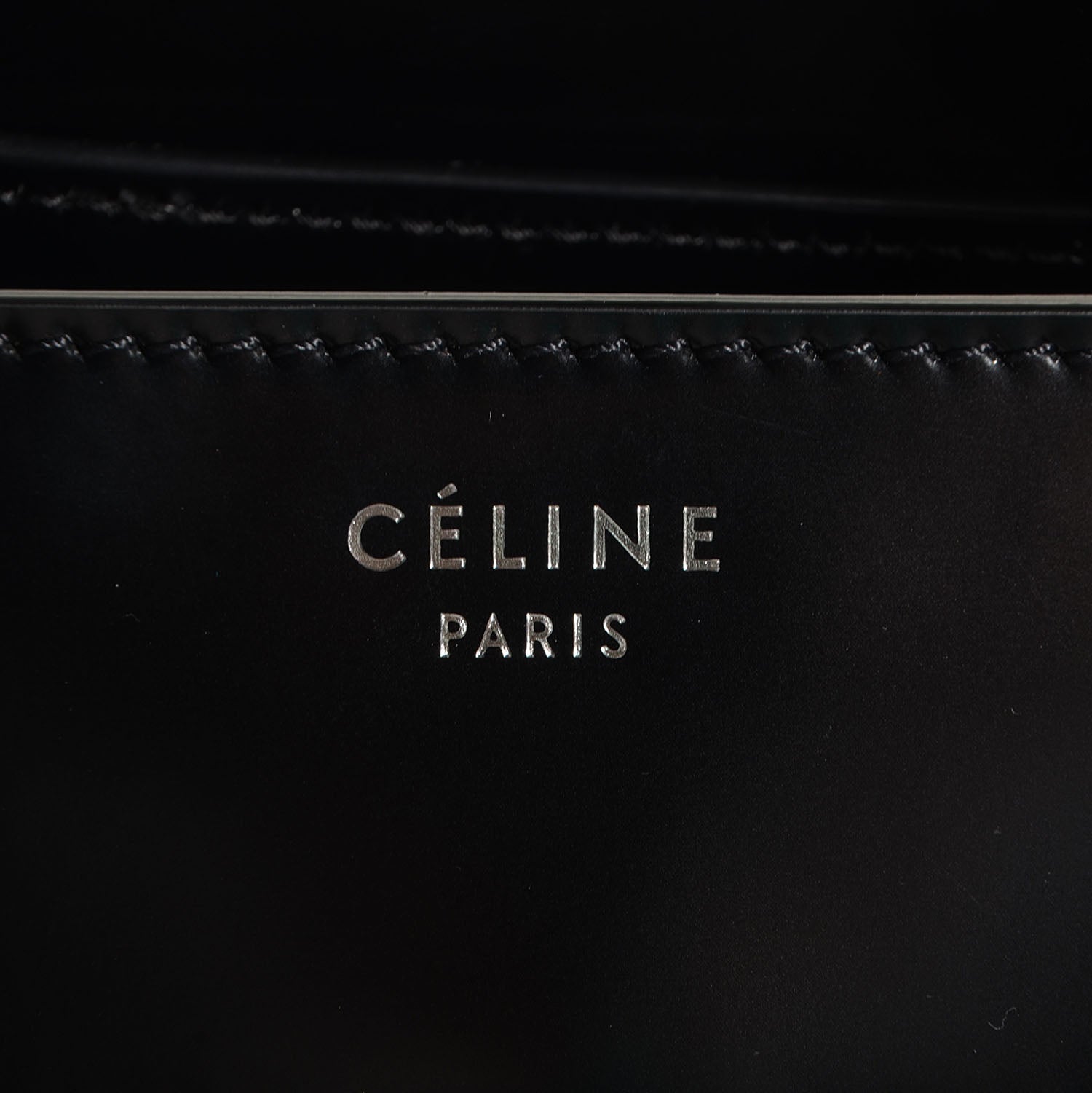 Celine Spazzolato Calfskin Small Luggage Black 6 of 8