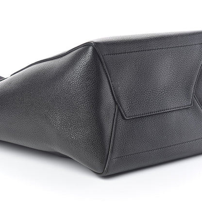 Celine Soft Grained Calfskin Sangle Bucket Bag Black 7 of 12