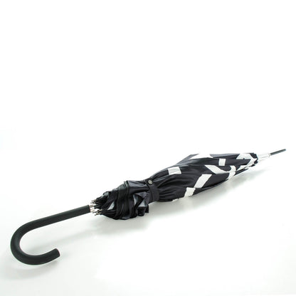 Chanel Nylon Camellia Umbrella Black White 5 of 10