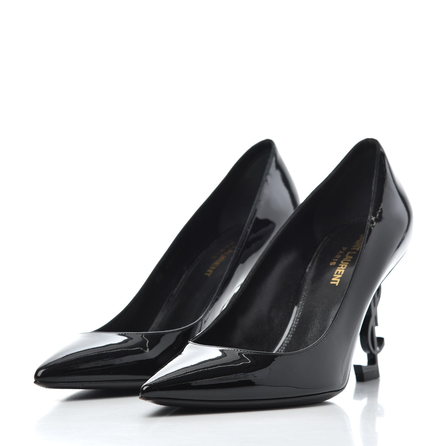 Saint Laurent Patent Opyum 85 Pumps 37.5 Black 3 of 12