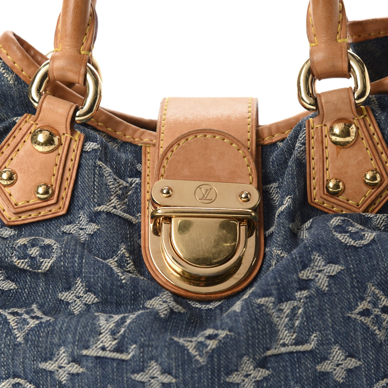 Louis Vuitton Monogram Denim Pleaty Blue 12 of 12