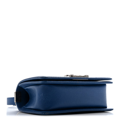 Chanel Caviar Quilted Small Boy Flap Dark Blue 3 of 13