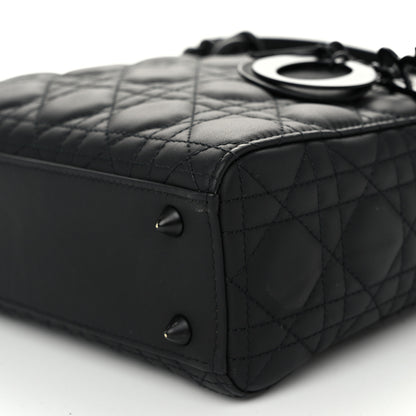 Christian Dior Ultra Matte Calfskin Cannage Small My ABCDior Lady Dior Black 10 of 10
