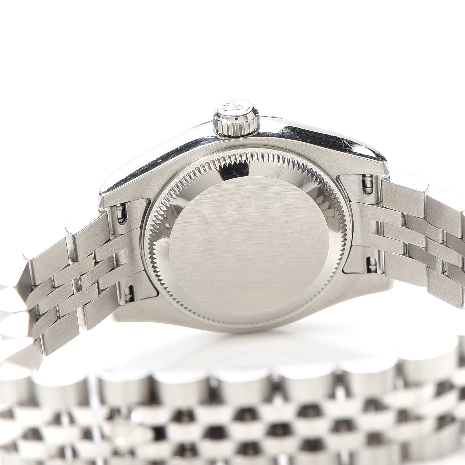 Rolex Stainless Steel 18K White Gold Mother of Pearl 26mm Oyster Perpetual Datejust Watch Roman 179174 4 of 6