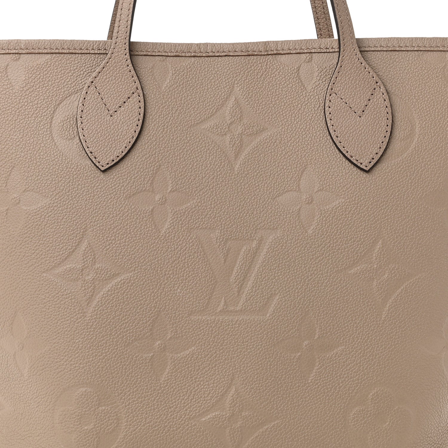Louis Vuitton Empreinte Monogram Giant Neverfull MM Tourterelle 8 of 12
