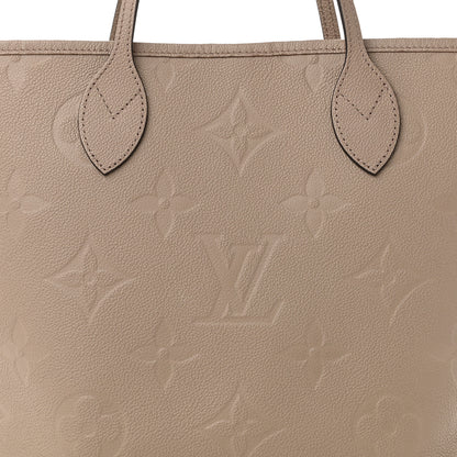 Louis Vuitton Empreinte Monogram Giant Neverfull MM Tourterelle 8 of 12