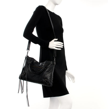 Balenciaga Agneau Classic Hardware Town Black 2 of 9
