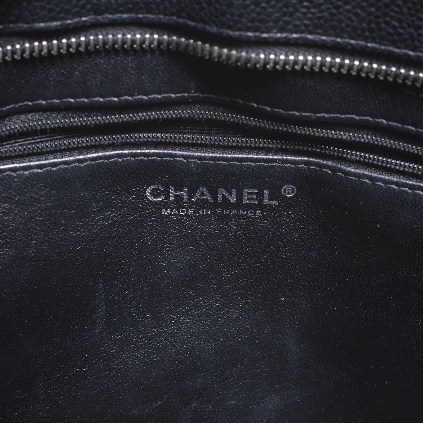 Caviar Medallion Tote Black