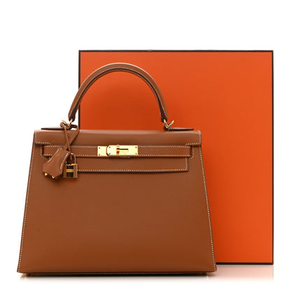 Hermes Epsom Kelly Sellier 28 Gold 14 of 14