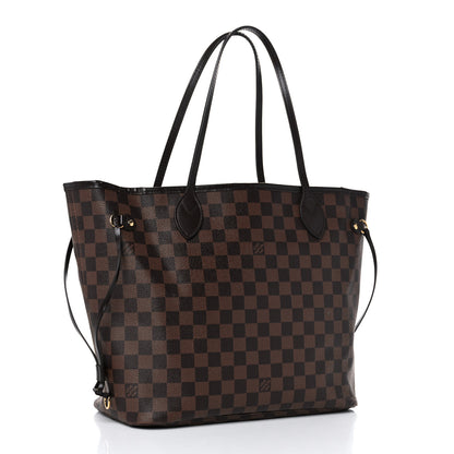 Louis Vuitton Damier Ebene Neo Neverfull MM Rose Ballerine 3 of 23