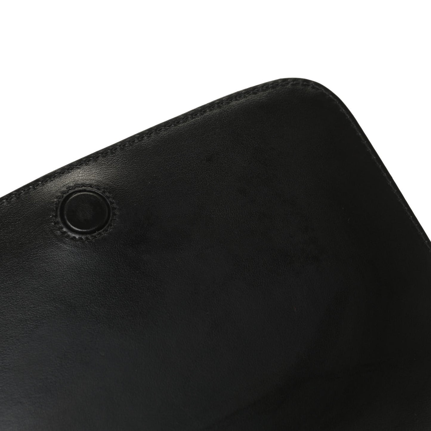 Nylon Calfskin Identity Shoulder Bag Black