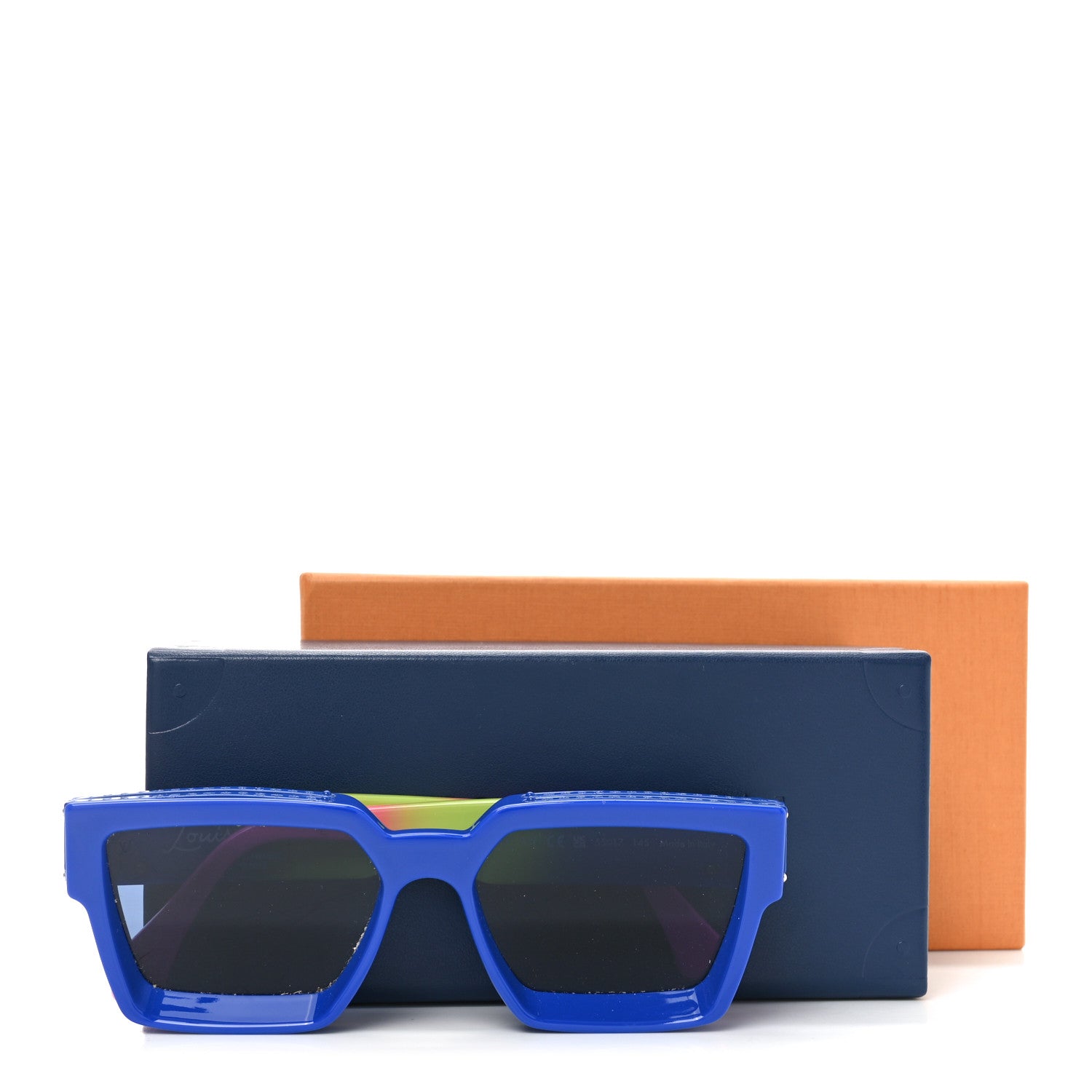 Louis Vuitton Acetate 1.1 Millionaires Z1646W Sunglasses Blue Multicolor 7 of 7