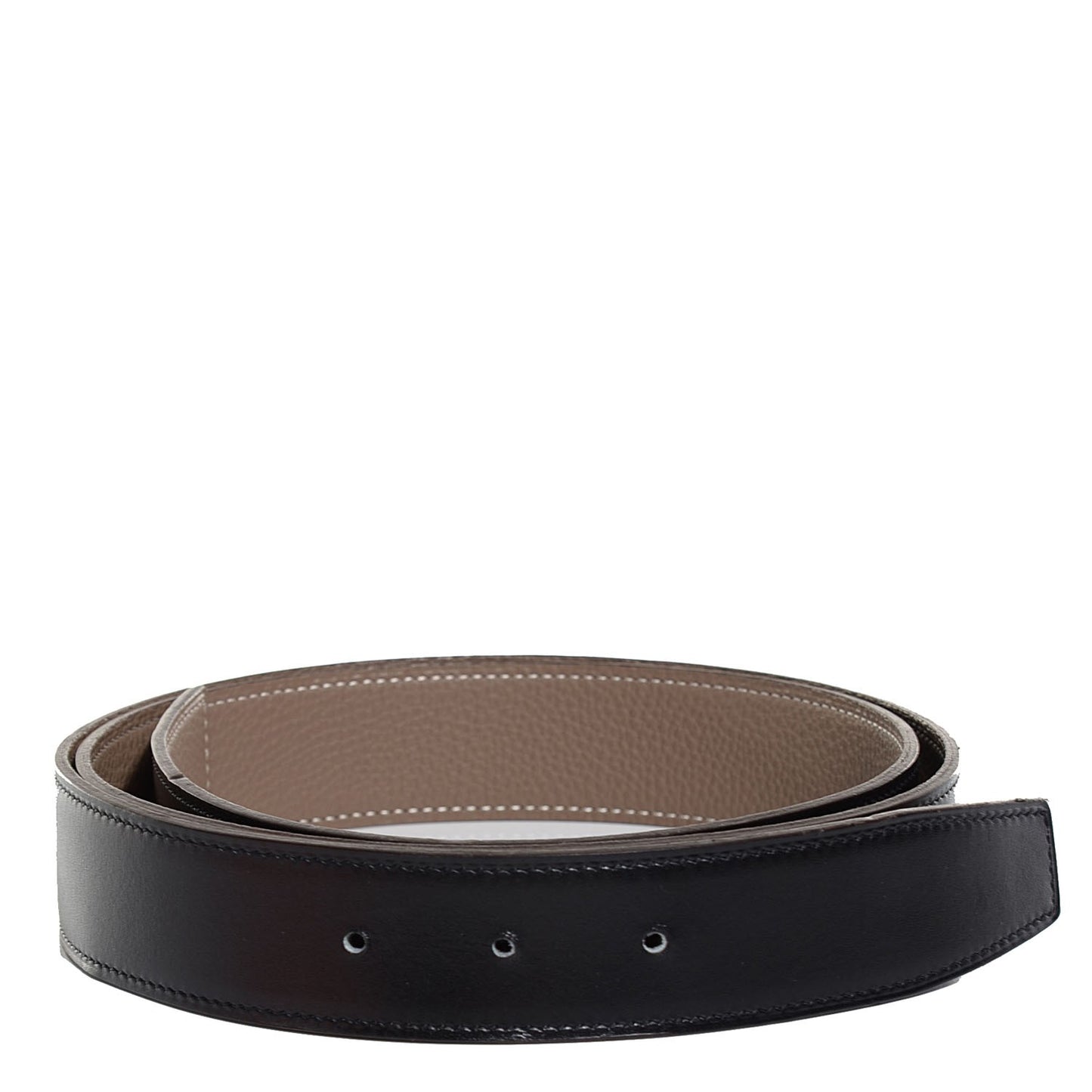 Box Togo 32mm Belt Strap 110 Black Etoupe