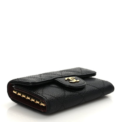 Chanel Caviar Quilted 6 Key Holder Black 4 of 8