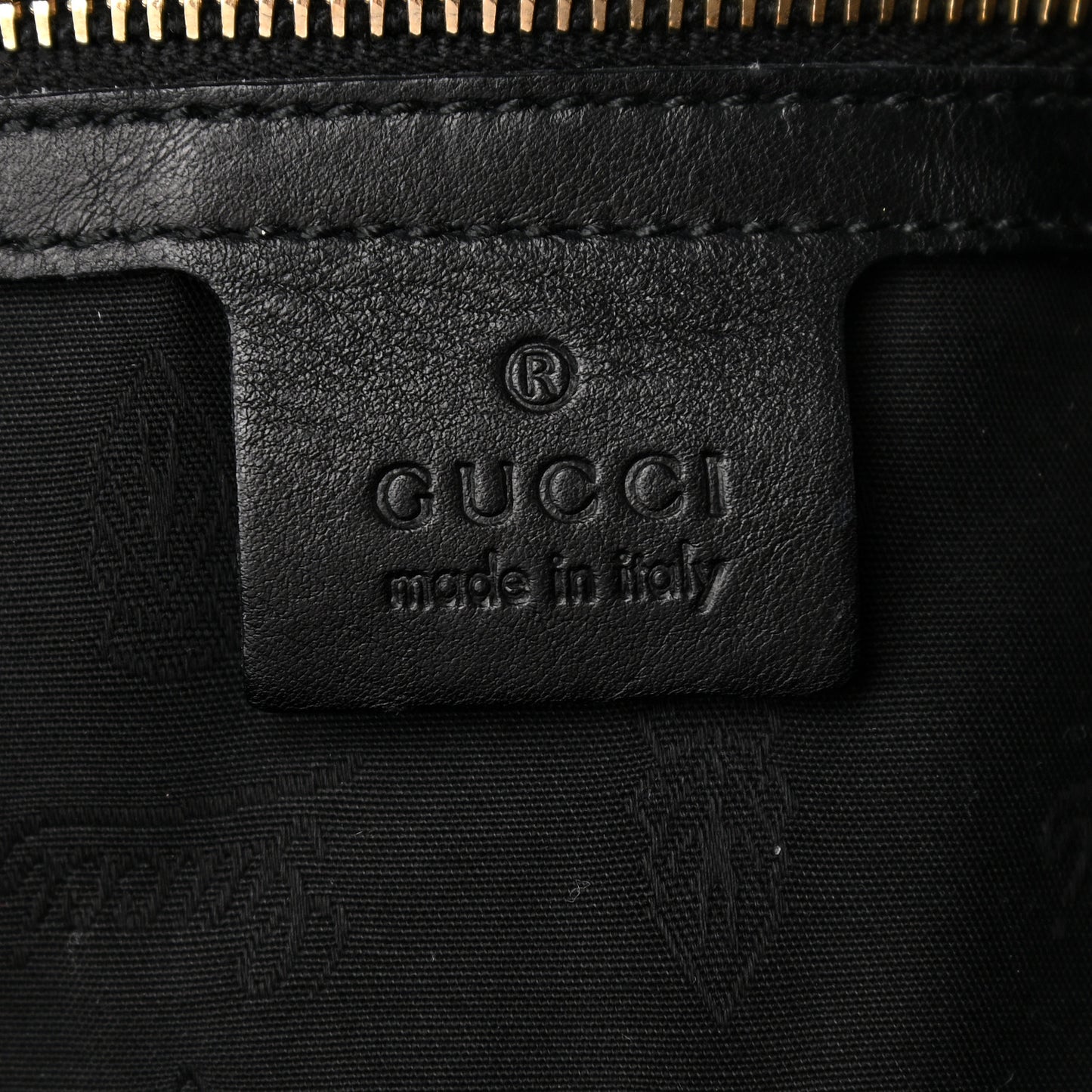 Calfskin Suede Large New Jackie Web Shoulder Bag Black
