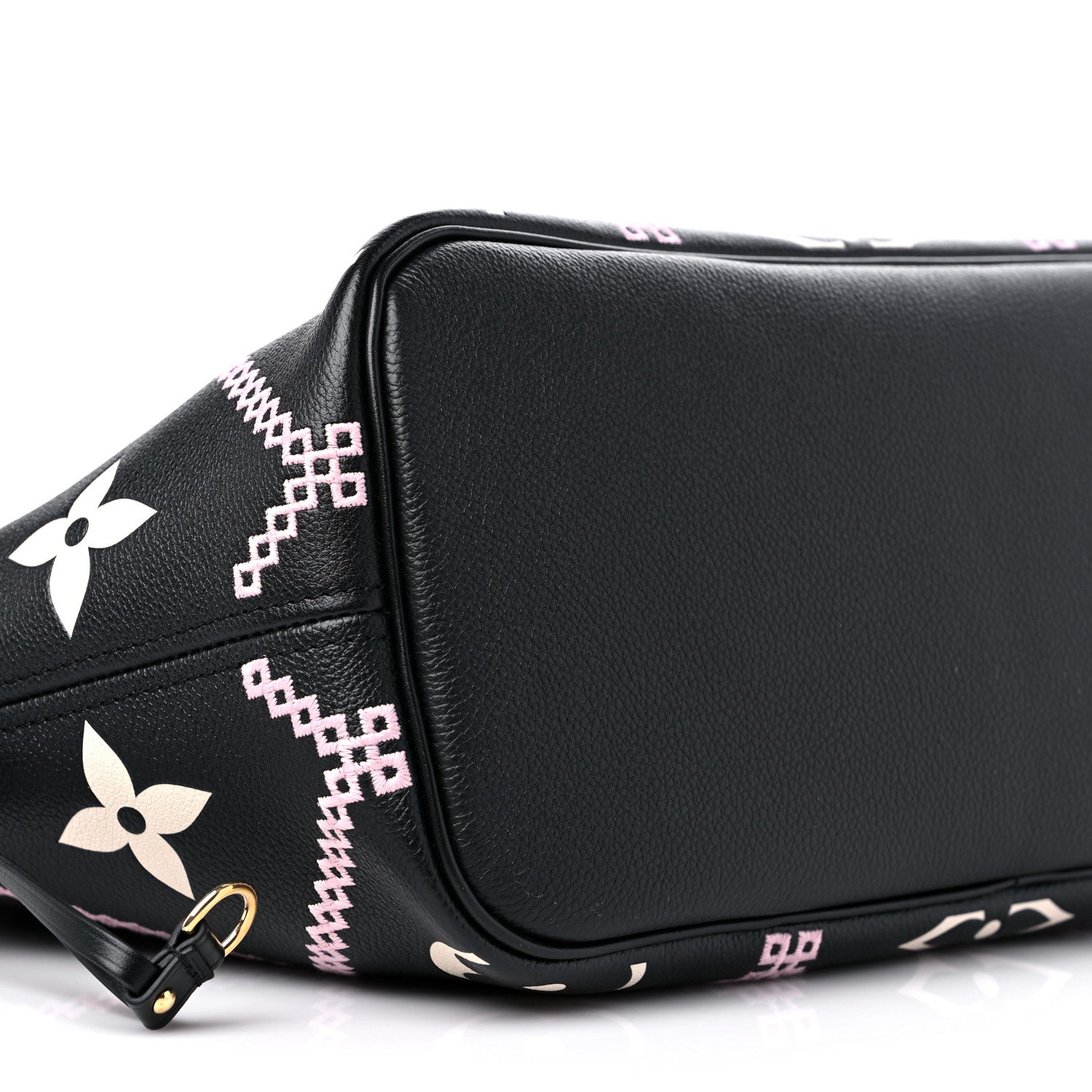 Louis Vuitton Empreinte Monogram Giant Broderies Neverfull MM Black 8 of 9