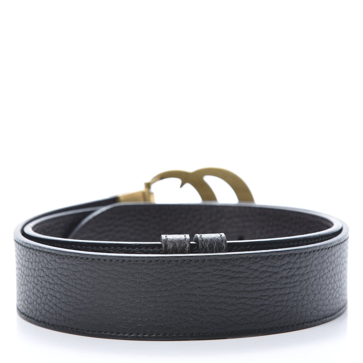Calfskin Double G Reversible 37mm Belt 90 36 Black Cocoa