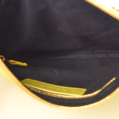 Balenciaga Agneau Giant 21 Rose Gold Hardware Flat Handle Clutch Jaune Fluo 7 of 12