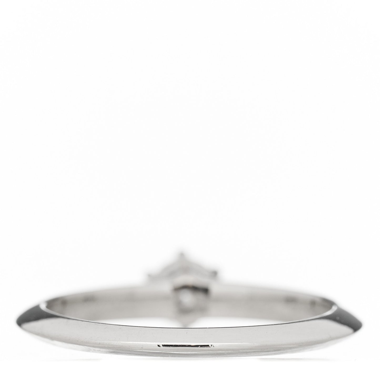 Platinum Diamond .31ct Solitaire Engagement Ring 51 5.75