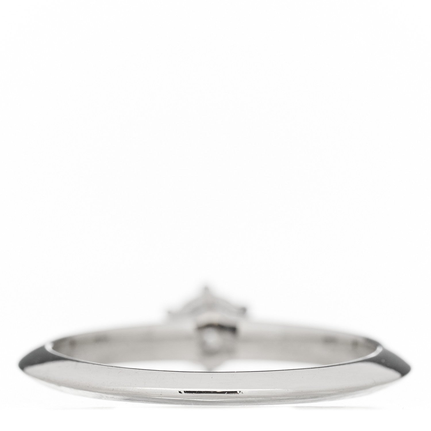 Tiffany Platinum Diamond .31ct Solitaire Engagement Ring 51 5.75 4 of 6