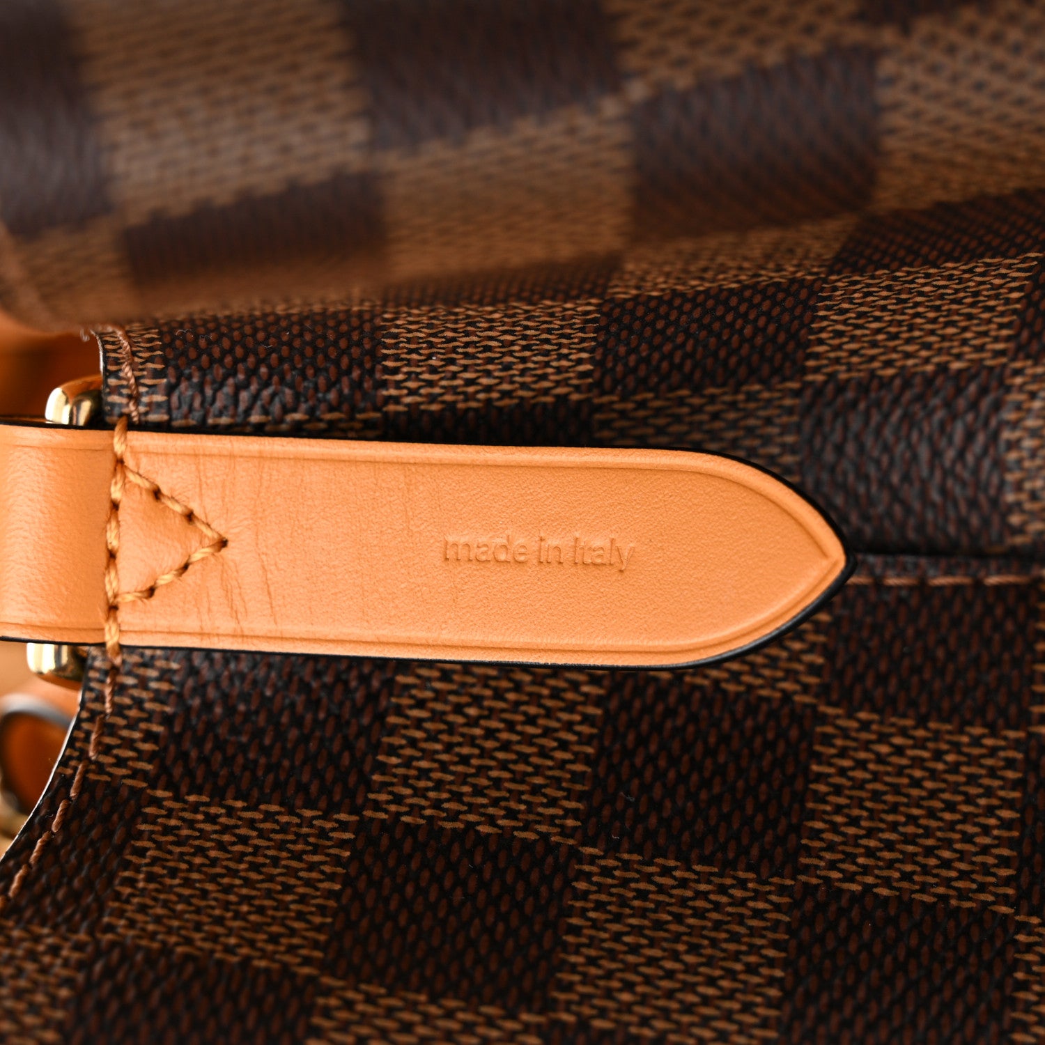 Louis Vuitton Damier Ebene Neonoe MM Safran 7 of 10