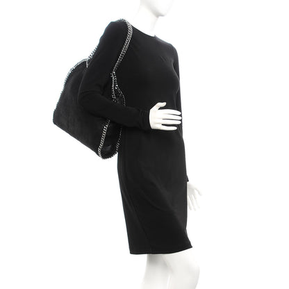 Stella McCartney Shaggy Deer Small Falabella Tote Black 2 of 7