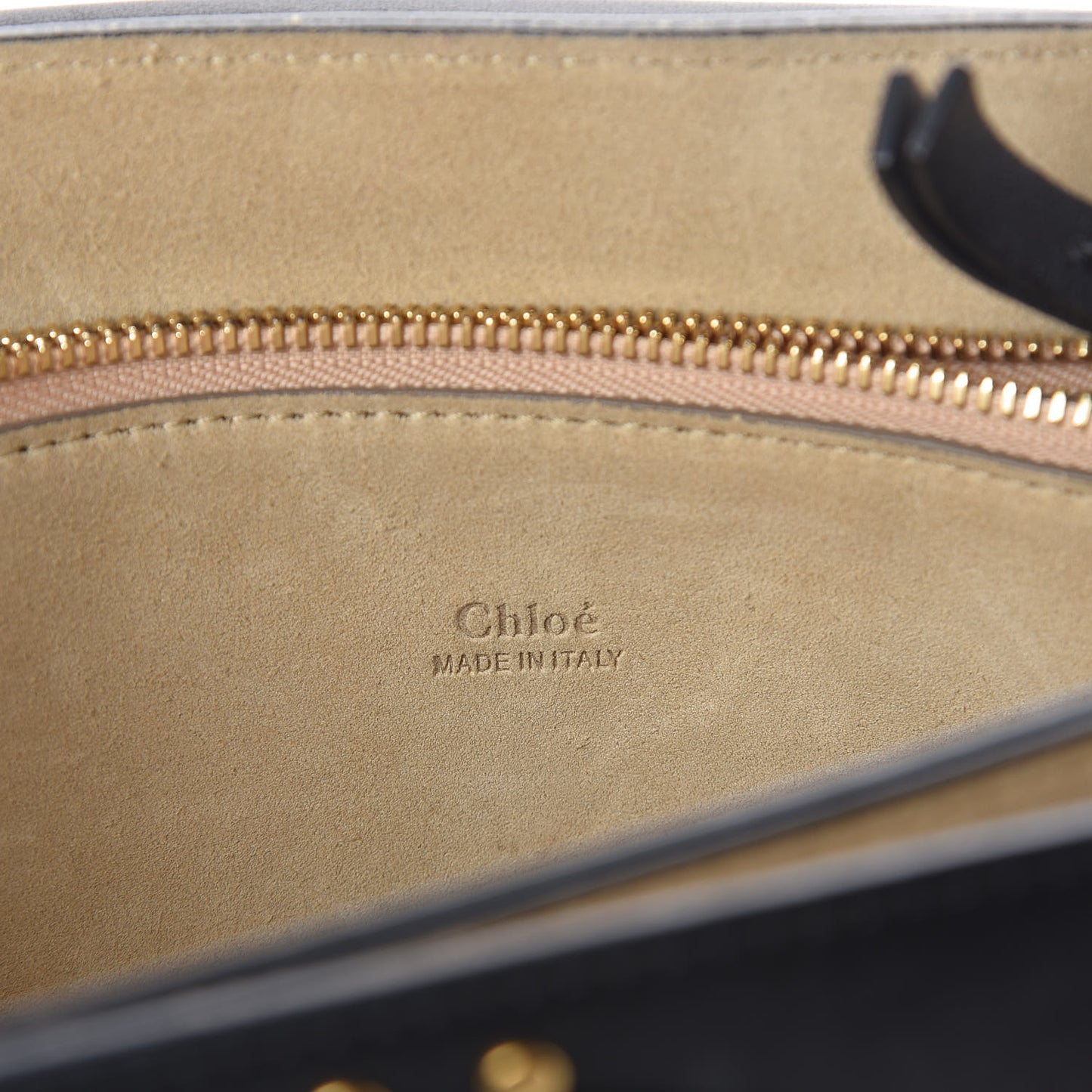 Calfskin Suede Studded Medium Faye Shoulder Bag Black