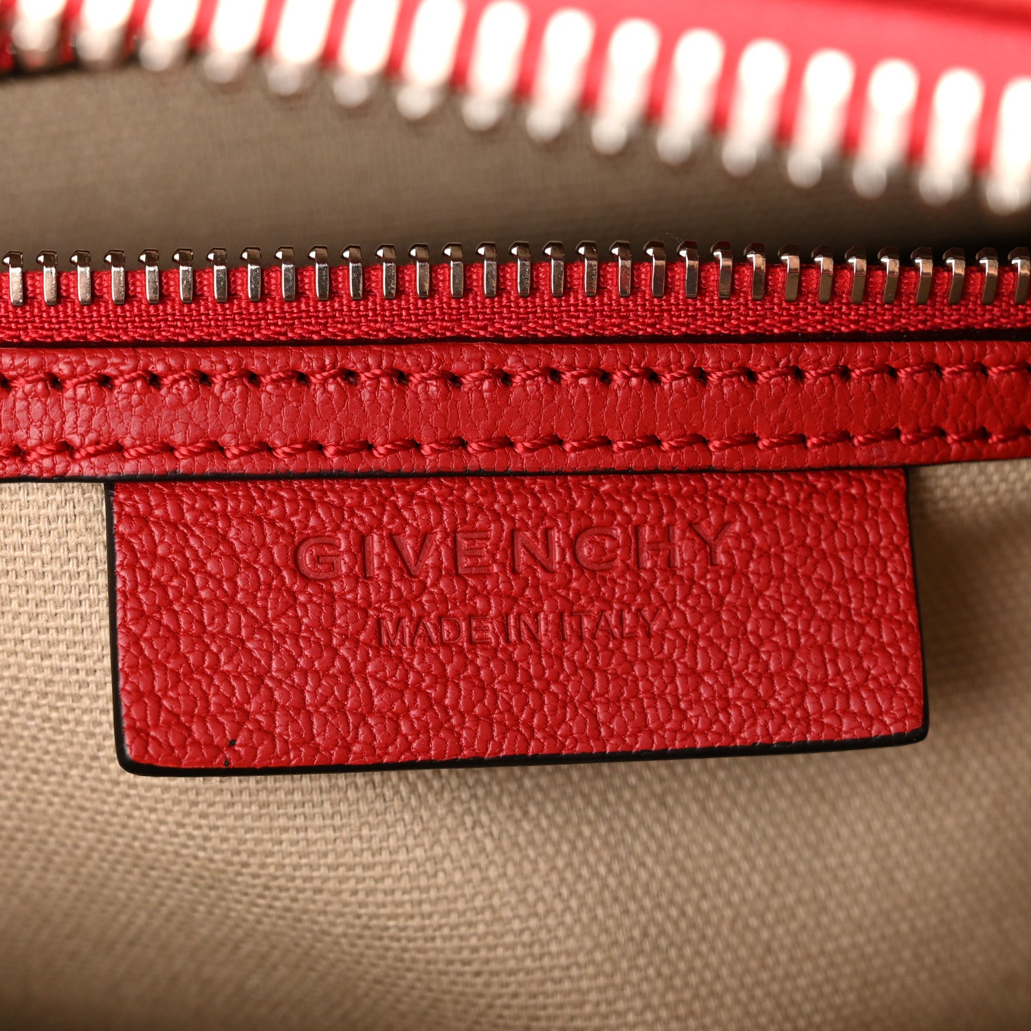 Givenchy Sugar Goatskin Small Antigona Vermillon 6 of 10