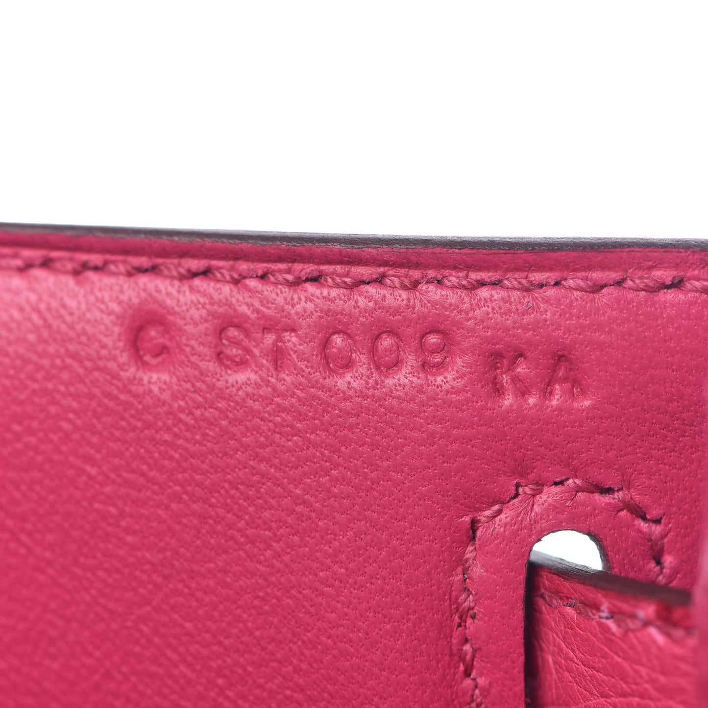 Ostrich Kelly Pochette Clutch Rose Tyrien