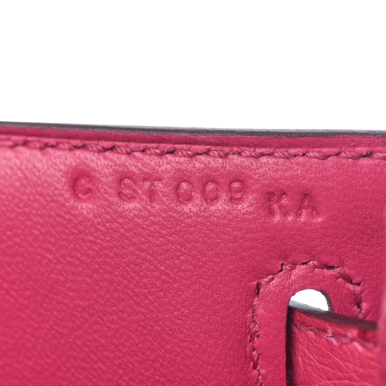 Hermes Ostrich Kelly Pochette Clutch Rose Tyrien 9 of 29