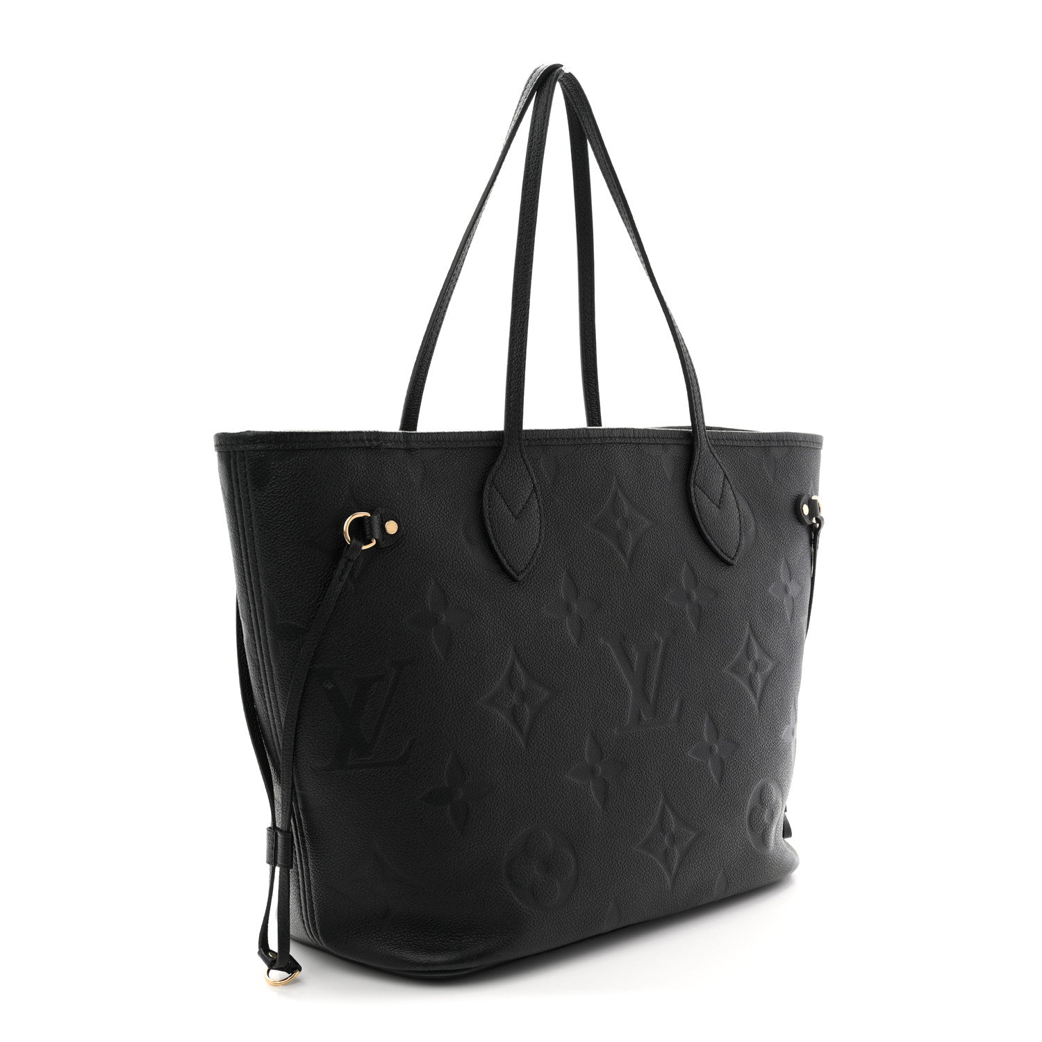 Louis Vuitton Empreinte Monogram Giant Neverfull MM Black 3 of 11